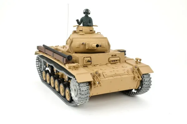 RC Panzer "Tauchpanzer III" 1:16 Heng Long -Rauch&Sound und 2,4Ghz + Metallkette und Metallgetriebe + PRO – Bild 9