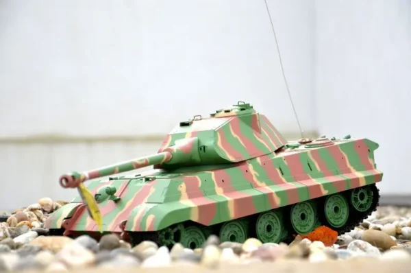 RC Panzer "Deutscher Königstiger" 1:16 Heng Long mit Rauch und Sound , Metallgetriebe und 2,4Ghz Fernsteuerung -Upgraded Version – Bild 5