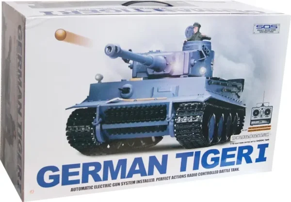 RC Panzer "German Tiger I" Heng Long 1:16 Mit Stahlgetriebe und Metallketten -2,4Ghz Fernsteuerung- UPG-A V7.0 – Bild 3