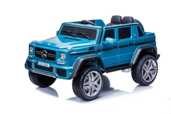 Kinderfahrzeug – Elektro Auto „Mercedes Maybach G650“ – Lizenziert –2 Sitzer- 24V Akku, 4 Motoren- 2,4Ghz Fernsteuerung, MP3+Ledersitz+EVA