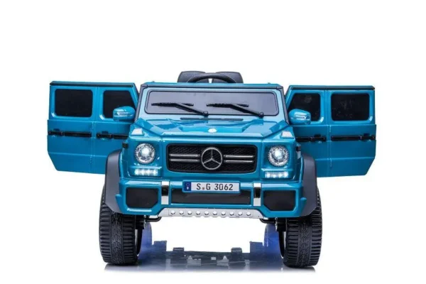 Kinderfahrzeug – Elektro Auto „Mercedes Maybach G650“ – Lizenziert –2 Sitzer- 24V Akku, 4 Motoren- 2,4Ghz Fernsteuerung, MP3+Ledersitz+EVA – Bild 6