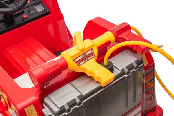 Kinderfahrzeug - Elektro Auto "Feuerwehr" - 12V7AH Akku,4 Motoren- 2,4Ghz Fernsteuerung, MP3+Sirene -911P – Bild 9