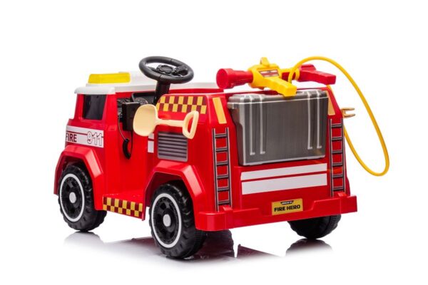 Kinderfahrzeug - Elektro Auto "Feuerwehr" - 12V7AH Akku,4 Motoren- 2,4Ghz Fernsteuerung, MP3+Sirene -911P – Bild 5