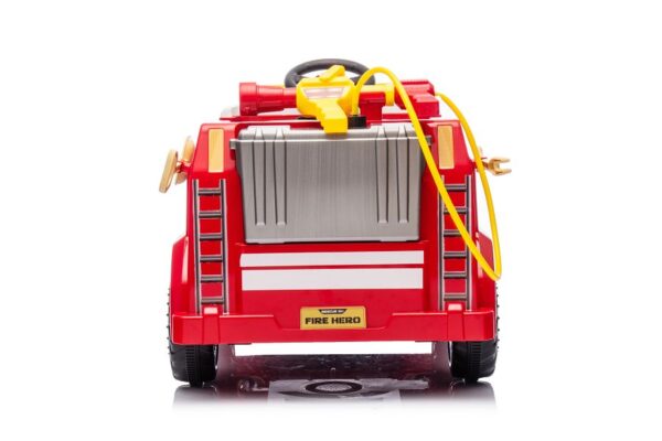 Kinderfahrzeug - Elektro Auto "Feuerwehr" - 12V7AH Akku,4 Motoren- 2,4Ghz Fernsteuerung, MP3+Sirene -911P – Bild 6