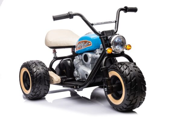 Elektro Kindermotorrad 2x800W Brushless Motoren - 24V7A - Schwarz – Bild 2