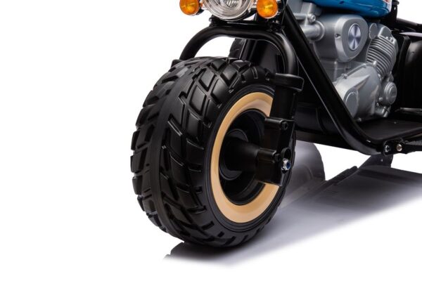 Elektro Kindermotorrad 2x800W Brushless Motoren - 24V7A - Schwarz – Bild 22