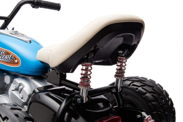 Elektro Kindermotorrad 2x800W Brushless Motoren - 24V7A - Schwarz – Bild 8