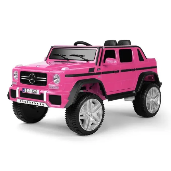 Kinderfahrzeug – Elektro Auto „Mercedes Maybach G650S“ – Lizenziert –4 Motoren - 2,4Ghz Fernsteuerung, MP3+Ledersitz+EVA