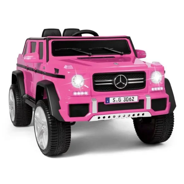 Kinderfahrzeug – Elektro Auto „Mercedes Maybach G650S“ – Lizenziert –4 Motoren - 2,4Ghz Fernsteuerung, MP3+Ledersitz+EVA – Bild 4