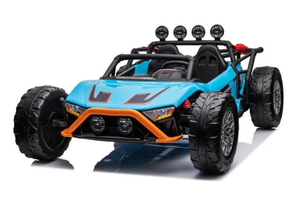 Elektro Kinderauto "Buggy 168" - 24V Akku,2x 200W Motoren- 2,4Ghz +MP3 + Ledersitz + EVA – Bild 13