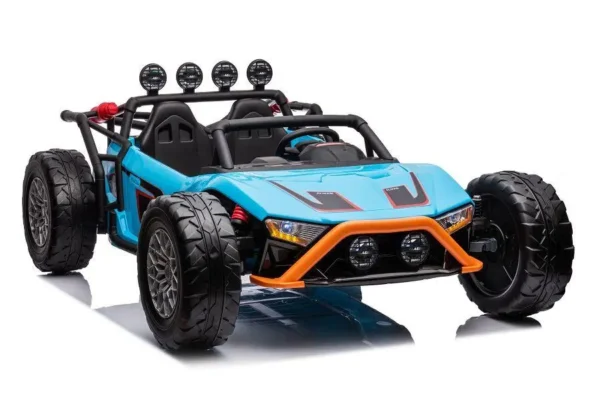 Elektro Kinderauto "Buggy 168" - 24V Akku,2x 200W Motoren- 2,4Ghz +MP3 + Ledersitz + EVA – Bild 22