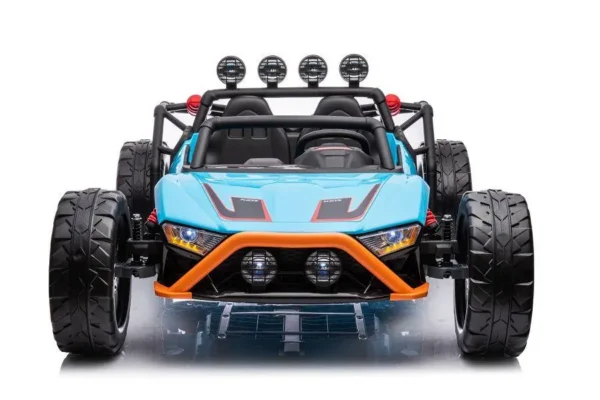 Elektro Kinderauto "Buggy 168" - 24V Akku,2x 200W Motoren- 2,4Ghz +MP3 + Ledersitz + EVA – Bild 14