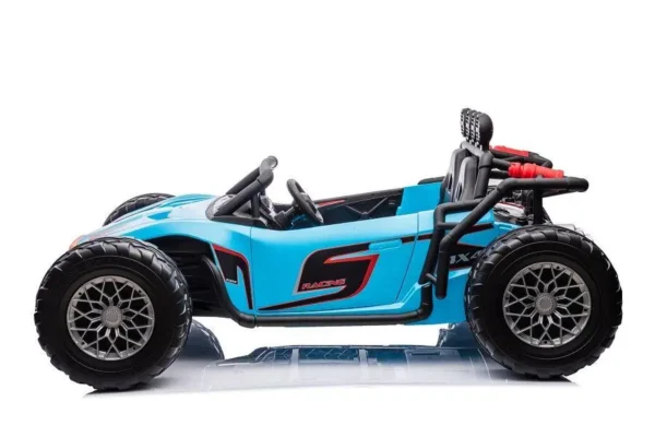 Elektro Kinderauto "Buggy 168" - 24V Akku,2x 200W Motoren- 2,4Ghz +MP3 + Ledersitz + EVA – Bild 15