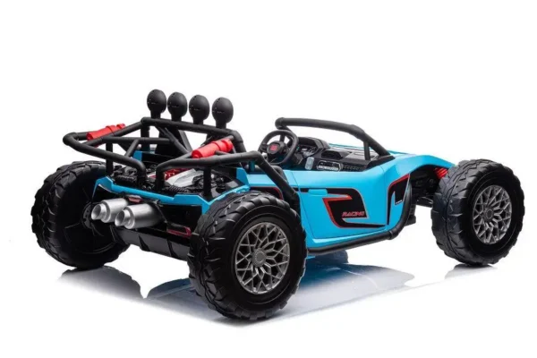 Elektro Kinderauto "Buggy 168" - 24V Akku,2x 200W Motoren- 2,4Ghz +MP3 + Ledersitz + EVA – Bild 16