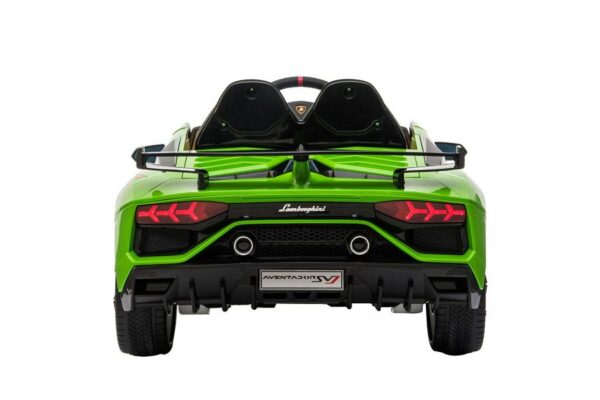 Kinderfahrzeug – Elektro Auto „Lamborghini Aventador SVJ“ – lizenziert – 12V7AH, 2 Motoren- 2,4Ghz Fernsteuerung, MP3, Ledersitz+EVA – Bild 18