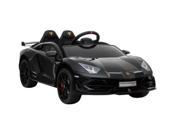 Kinderfahrzeug – Elektro Auto „Lamborghini Aventador SVJ“ – lizenziert – 12V7AH, 2 Motoren- 2,4Ghz Fernsteuerung, MP3, Ledersitz+EVA – Bild 7