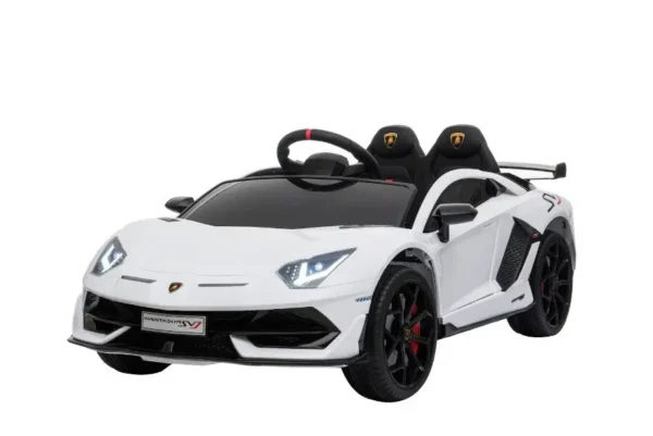 Kinderfahrzeug – Elektro Auto „Lamborghini Aventador SVJ“ – lizenziert – 12V7AH, 2 Motoren- 2,4Ghz Fernsteuerung, MP3, Ledersitz+EVA – Bild 21