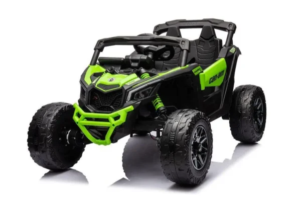 Kinderfahrzeug - Elektro Auto "Can Am Maverick UTV" - 24V Akku,2x200W Motoren- 2,4Ghz, Ledersitz+EVA – Bild 12