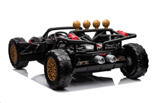 Elektro Kinderauto "Buggy 168" - 24V Akku,2x 200W Motoren- 2,4Ghz +MP3 + Ledersitz + EVA – Bild 9