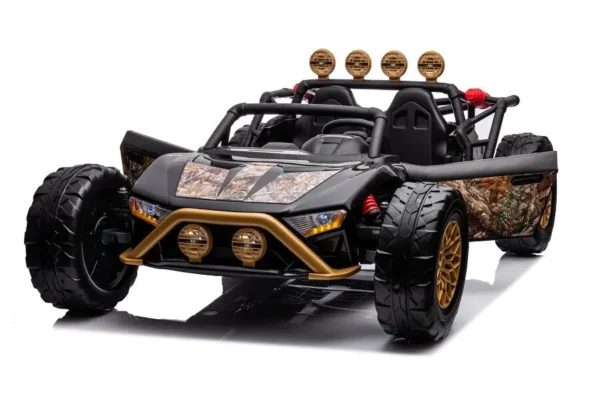 Elektro Kinderauto "Buggy 168" - 24V Akku,2x 200W Motoren- 2,4Ghz +MP3 + Ledersitz + EVA – Bild 11