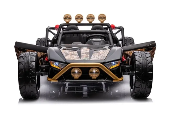 Elektro Kinderauto "Buggy 168" - 24V Akku,2x 200W Motoren- 2,4Ghz +MP3 + Ledersitz + EVA – Bild 2