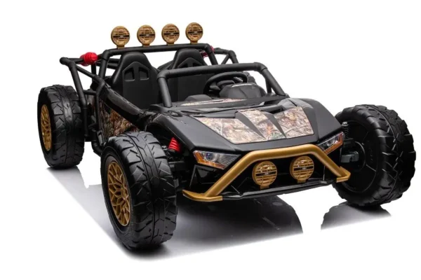 Elektro Kinderauto "Buggy 168" - 24V Akku,2x 200W Motoren- 2,4Ghz +MP3 + Ledersitz + EVA – Bild 6