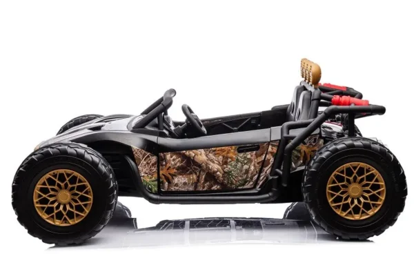 Elektro Kinderauto "Buggy 168" - 24V Akku,2x 200W Motoren- 2,4Ghz +MP3 + Ledersitz + EVA – Bild 7