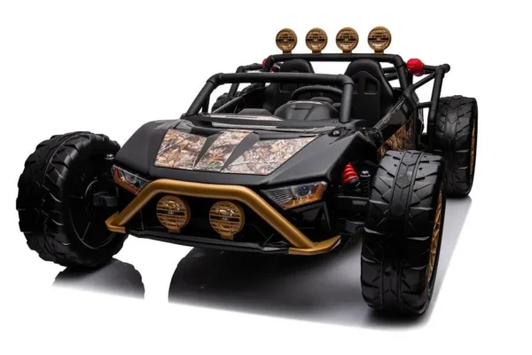 Elektro Kinderauto "Buggy 168" - 24V Akku,2x 200W Motoren- 2,4Ghz +MP3 + Ledersitz + EVA – Bild 8