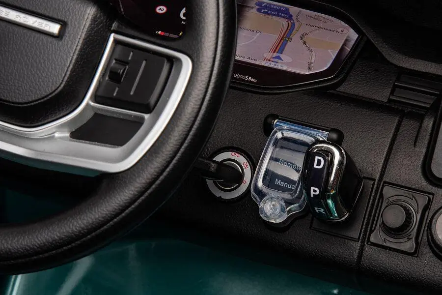 Kinderfahrzeug - Elektro Auto "Land Rover Range Rover" 2 Sitzer - 12V14AH, 4 Motoren- 2,4Ghz, Bluetooth, Ledersitz+EVA+Lackiert – Bild 6