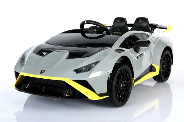Elektro Kinderauto "Lamborghini Huracan STO Drift" - lizenziert - 24V Akku, 2 Motoren- 2,4Ghz Fernsteuerung, MP3, Ledersitz+EVA – Bild 2